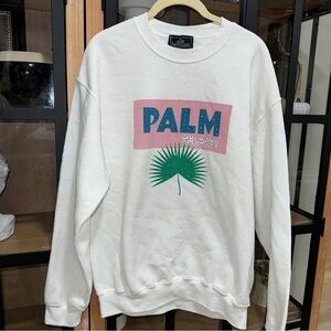 Alla Berman Palm Beach Boyfriend Sweatshirt rhinestone graphic pullover crewneck